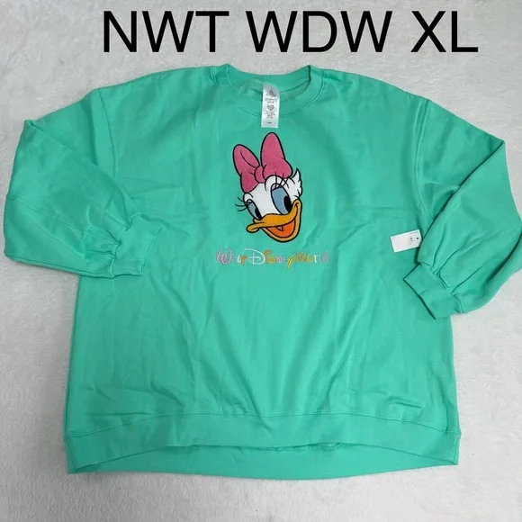 Disney Teal Crewneck Sweatshirt - Picture 13 of 15